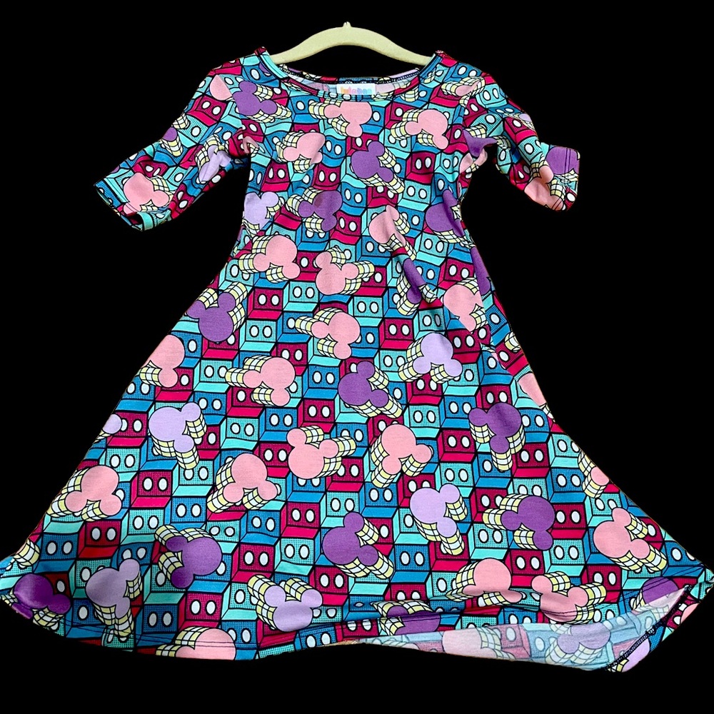 Toddler girls LulaRoe dress lot 2 NWT 1 EUC